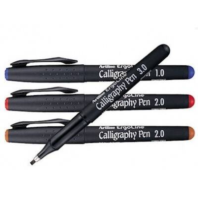 ARTLİNE ERG-243 KIRMIZI CALLIGRAPHY KALEMİ 3.0MM - 1