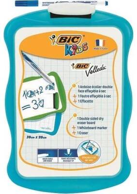 BIC MİNİ BEYAZ TAHTA 1218 + KALEM 1721+SİLGİ - 1