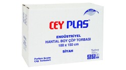 CEYMOP 100*150 ENDÜSTRİYEL HANTAL BOY ÇÖP POŞETİ 900 GR SİYAH - 2