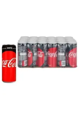 COCA COLA SLİM 250 ML KUTU ZERO(*24)(160) - 1