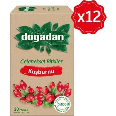 DOĞADAN KUŞBURNU BİTKİ ÇAYI 20*2.5GR - 1