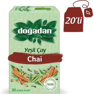 DOĞADAN YEŞİL ÇAY CHAİ 20Lİ - 1