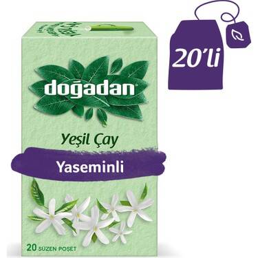 DOĞADAN YEŞİL ÇAY YASEMİNLİ 20*2GR - 1