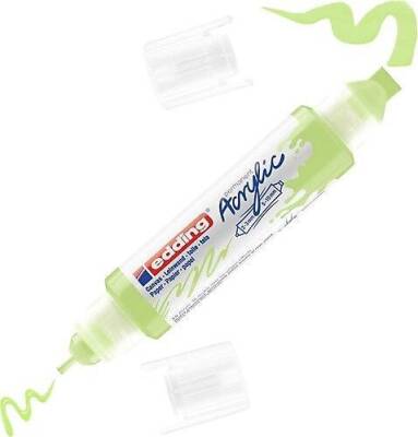 EDDİNG E-5400 AKRİLİK 3D DOUBLE LINER PASTEL YEŞİL - 1