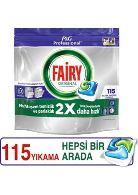 FAİRY H1A PROFOSYENEL BULAŞIK MAKİNESİ TABLETİ 115 Lİ - 1