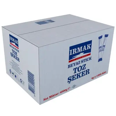 IRMAK 4 KG.STİCK TOZ ŞEKER 1000 Lİ (1341) - 1