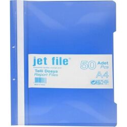 JETFİLE PP TELLİ DOSYA MAVİ 50 Lİ - 2