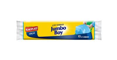 KOROPLAST 80*110 JUMBO BOY ÇÖP POŞETİ MAVİ 10LU - 2