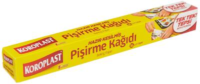 KOROPLAST HAZIR PİŞİRME KAĞIDI KESİLMİŞ 16'LI - 1