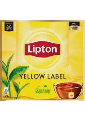 LİPTON YELLOW LABEL BARDAK POŞET ÇAY 100*2GR - 1