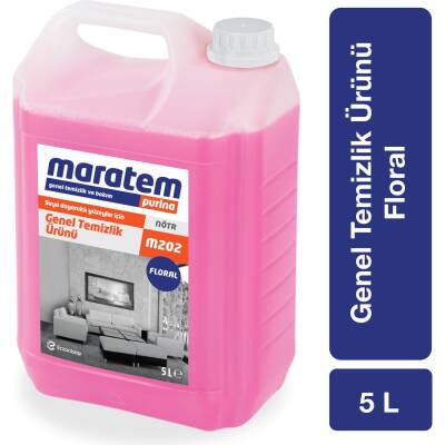 MARATEM M202 GENEL AMAÇLI TEMİZLİK ÜRÜNÜ FLORAL 5LT - 1