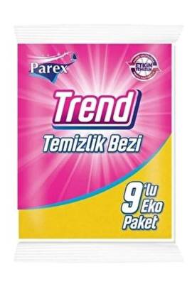 PAREX TREND TEMİZLİK BEZİ 9'LU EKO. P - 1