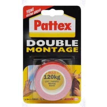 PATTEX ÇİFT TARAFLI BANT DOUBLE MONTAGE 1483609 1,5MM*19MM - 1