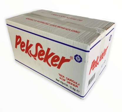 PEKŞEKER 5 KG TEK SARGILI KÜP ŞEKER - 1