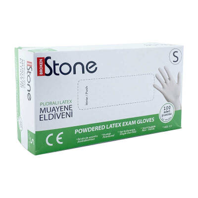 STONE PUDRALI S BEDEN MUAYENE ELDİVENİ 100LÜ - 1